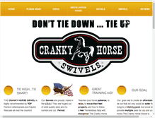 Tablet Screenshot of crankyhorse.com